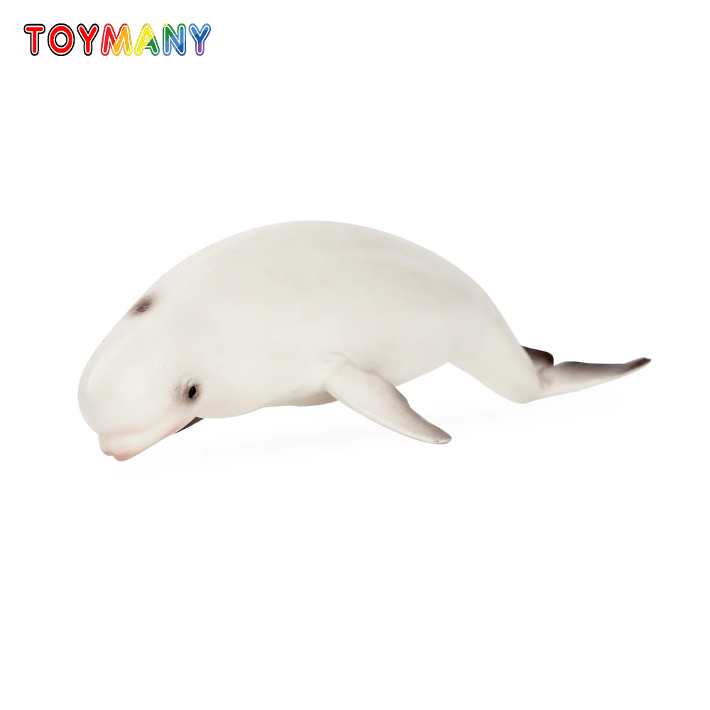 Marine Aquarium Decorations - Toymany Simulation Beluga Whale Ocean Animal