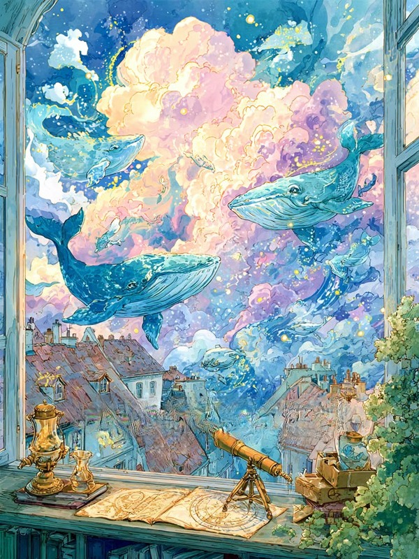 Marine Aquarium Decorations - Oil Painting By Number DIY Dreamy