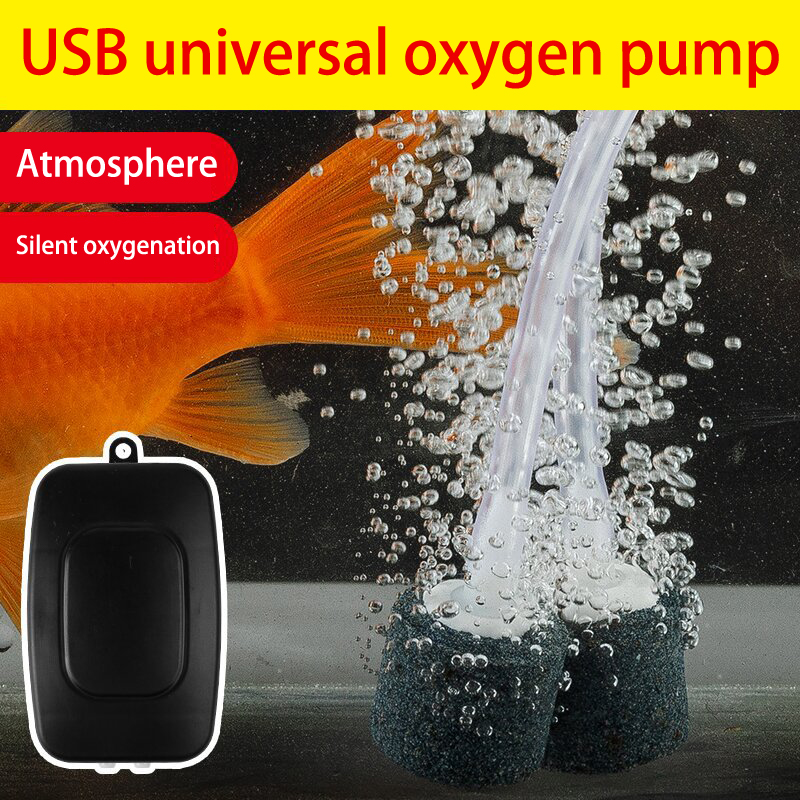 Marine Aquarium Equipment - Mini Aquarium Air Pump Kit Oxygen