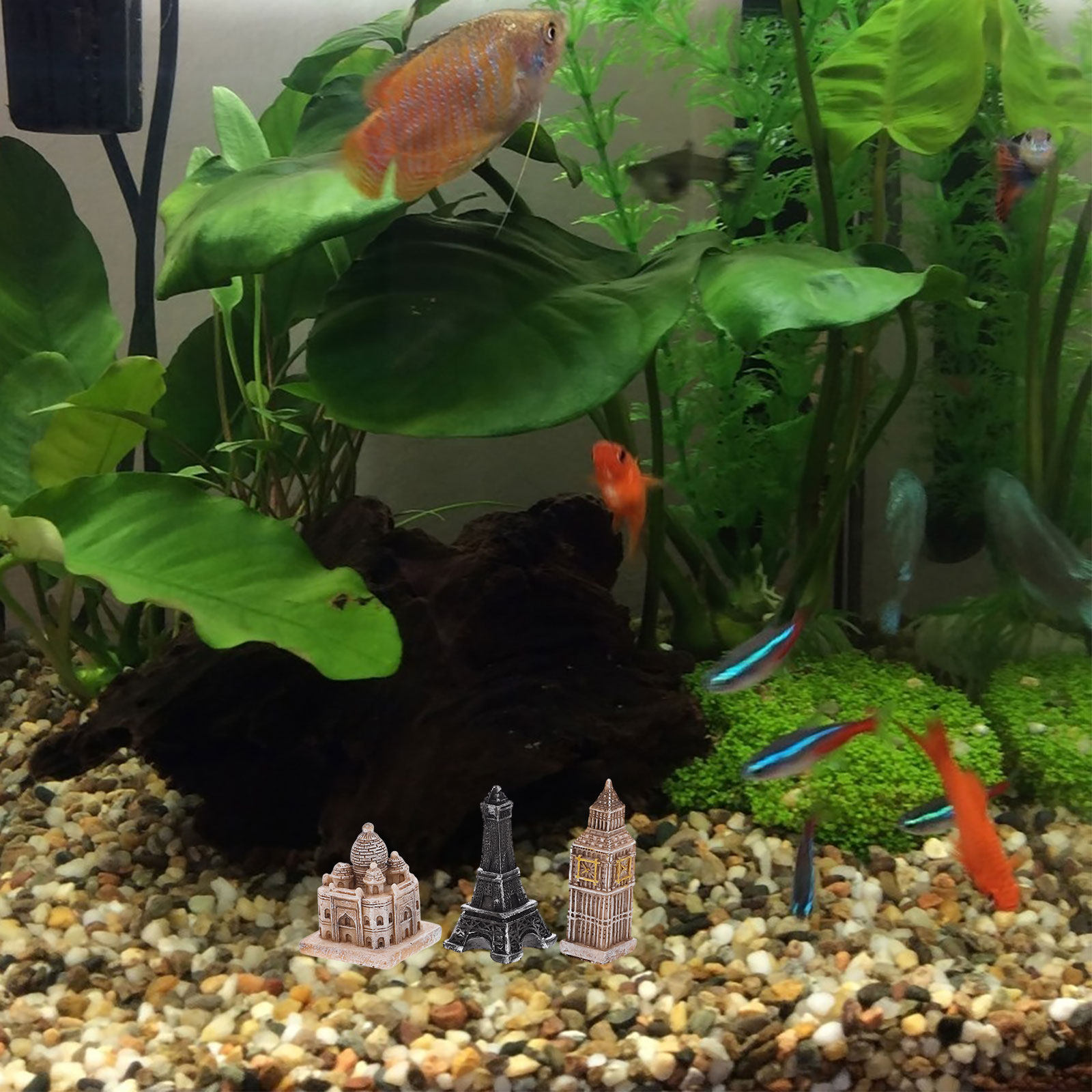 Aquarium & Marine Museum - 7Pcs Miniature Roman Statues Detailed Resin