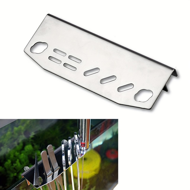 Marine Aquarium Equipment - Stainless Steel Aquarium Cleaning Tools Holder,