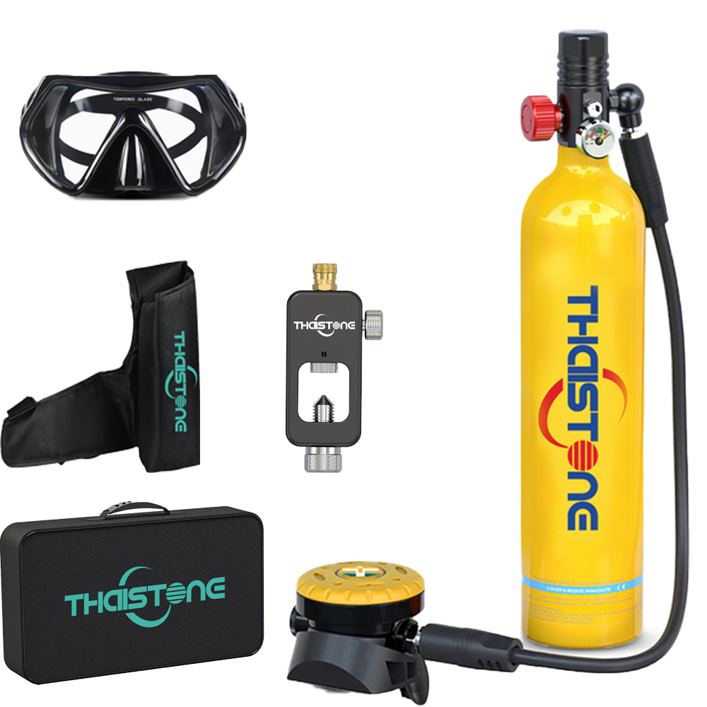 Marine Aquarium Equipment - THAISTONE-1L Portable Scuba Diving Tank Underwater