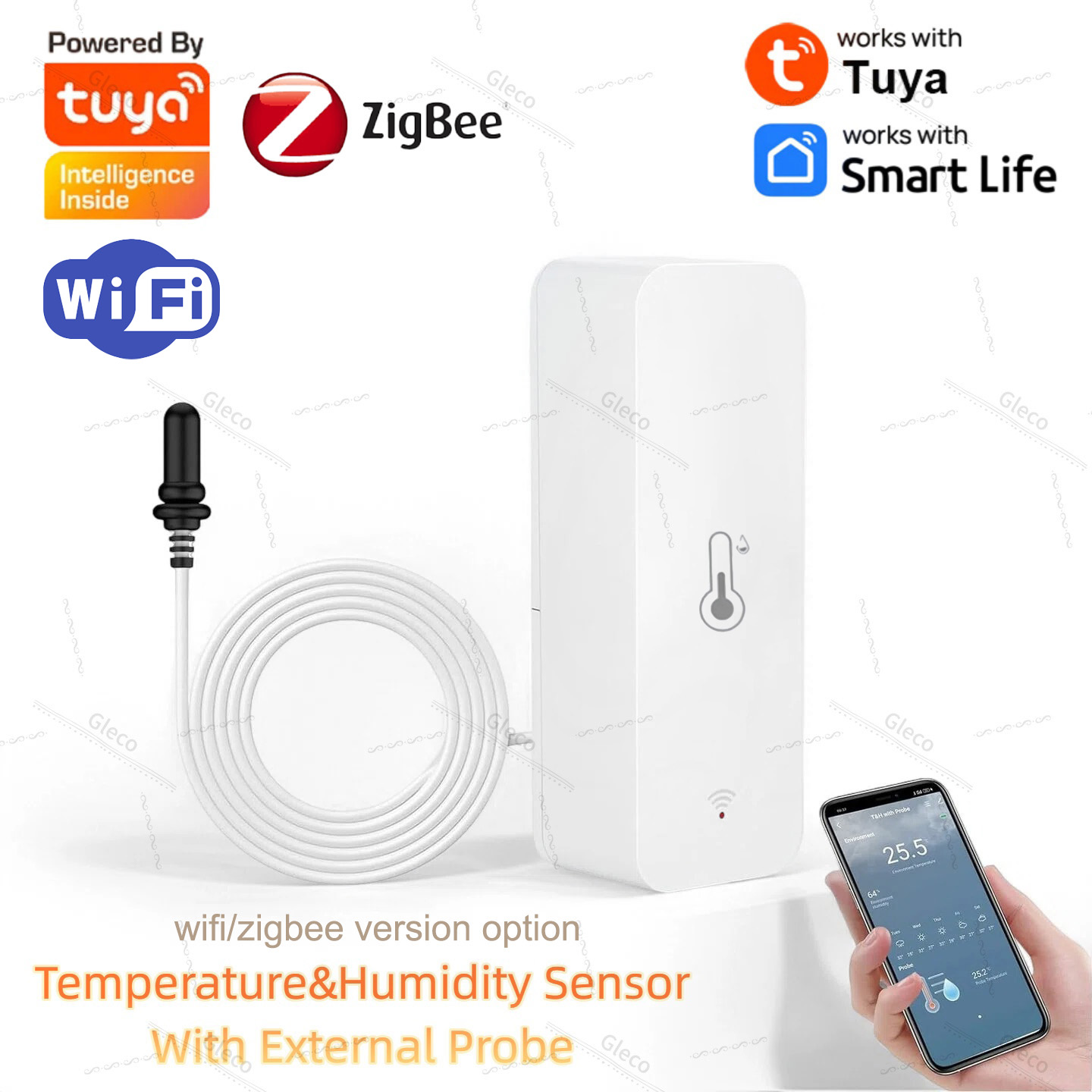 Aquarium Marine Plants - Tuya Wifi Zigbee Temperature and Humidity