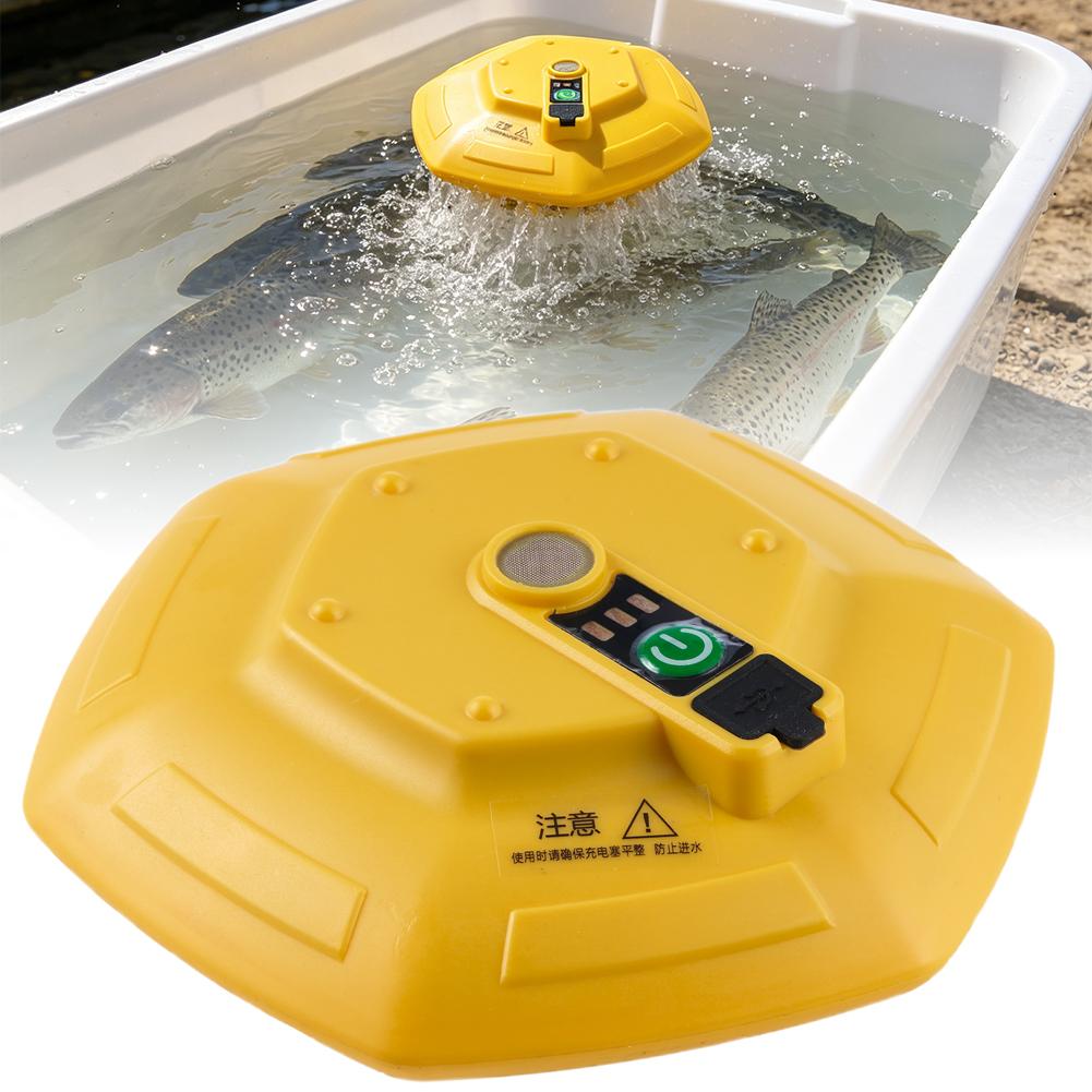 Marine Aquarium Equipment - Portable Floating Fish Tank Oxygen Pump,