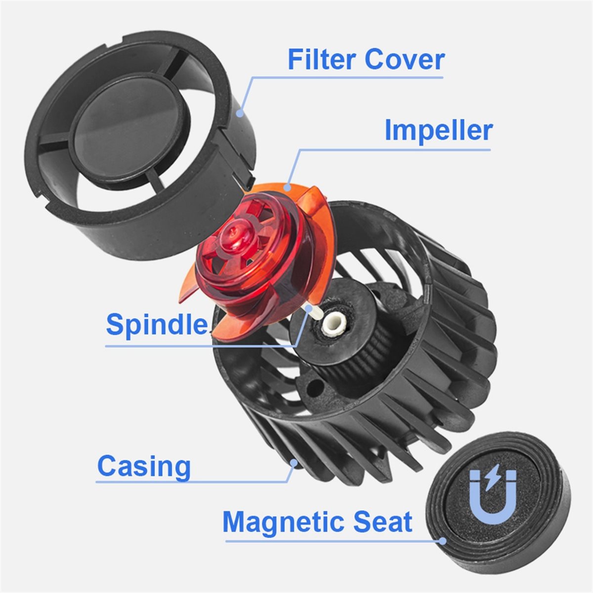 Powerhead Wave Maker - NEW Fish Magnetic Aquarium Wave Maker