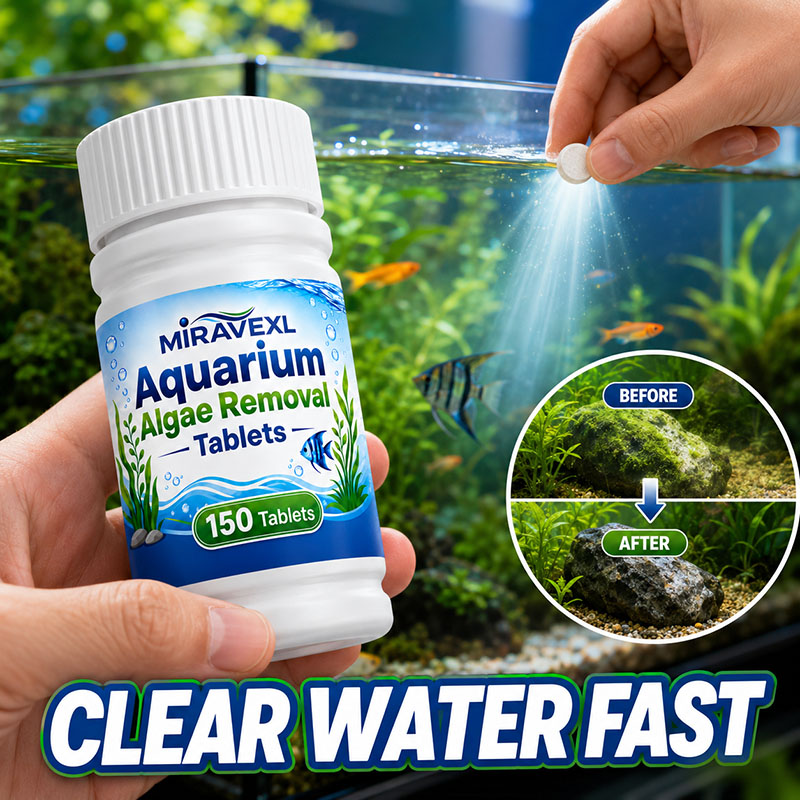 Aquarium Marine Plants - MIRAVEXL 150 Aquarium Algae Removal Tablets,