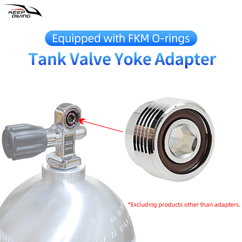 Marine Aquarium Equipment - 1Pcs DIN to Yoke Adapter Scuba
