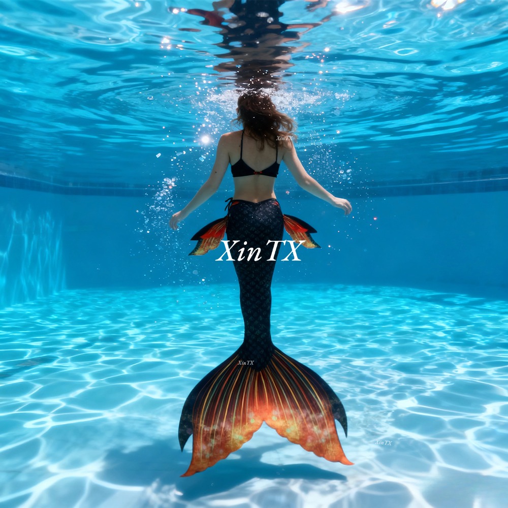 Aquarium & Marine Museum - Adult Mermaid Tail Swimsuit with Matching
