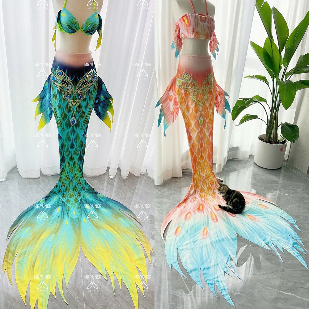 Aquarium & Marine Museum - Mermaid Tail Adult Ladies Swimwear Match