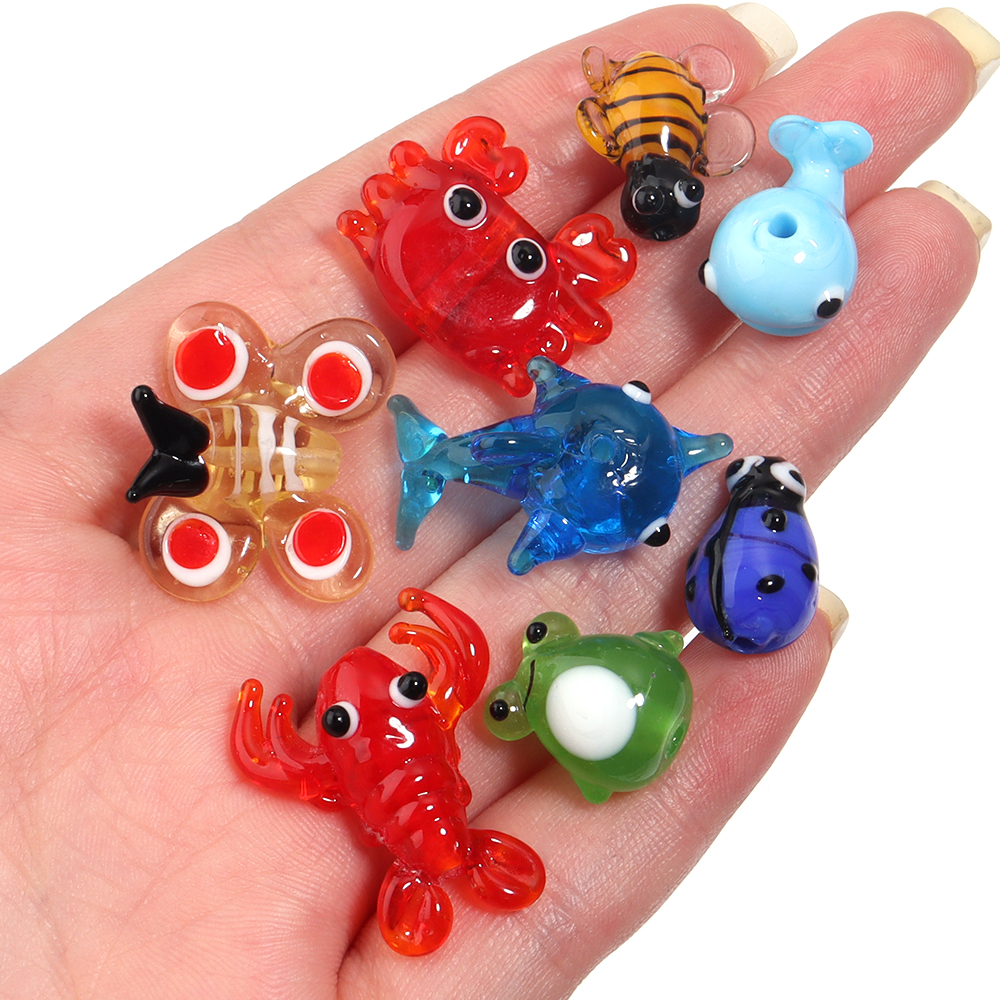 2Pcs Glass Pendant Marine Anim - Marine Aquarium Decorations review and price