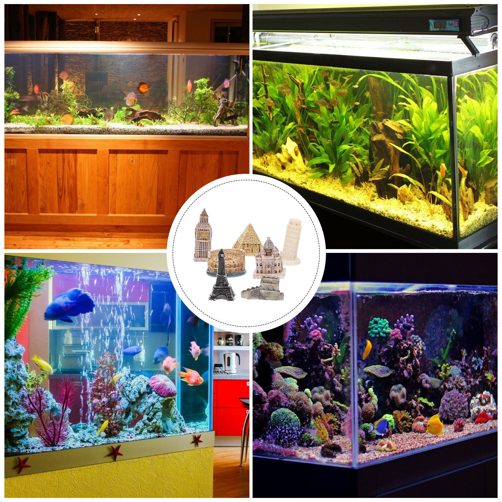 7Pcs Miniature Roman Statues D - Aquarium & Marine Museum review and price