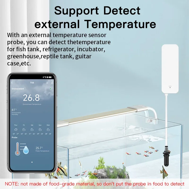 Tuya WiFi Temperature Humidity - Aquarium Marine Plants review and price