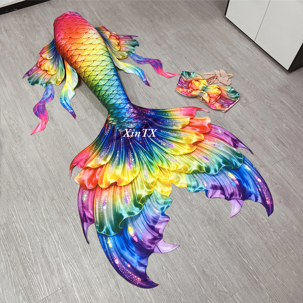 Mermaid tail rainbow-colored l - Aquarium & Marine Museum review and price