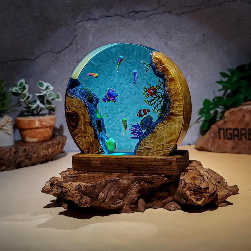 Ocean Aquarium Organism Resin  - Aquarium & Marine Museum review and price