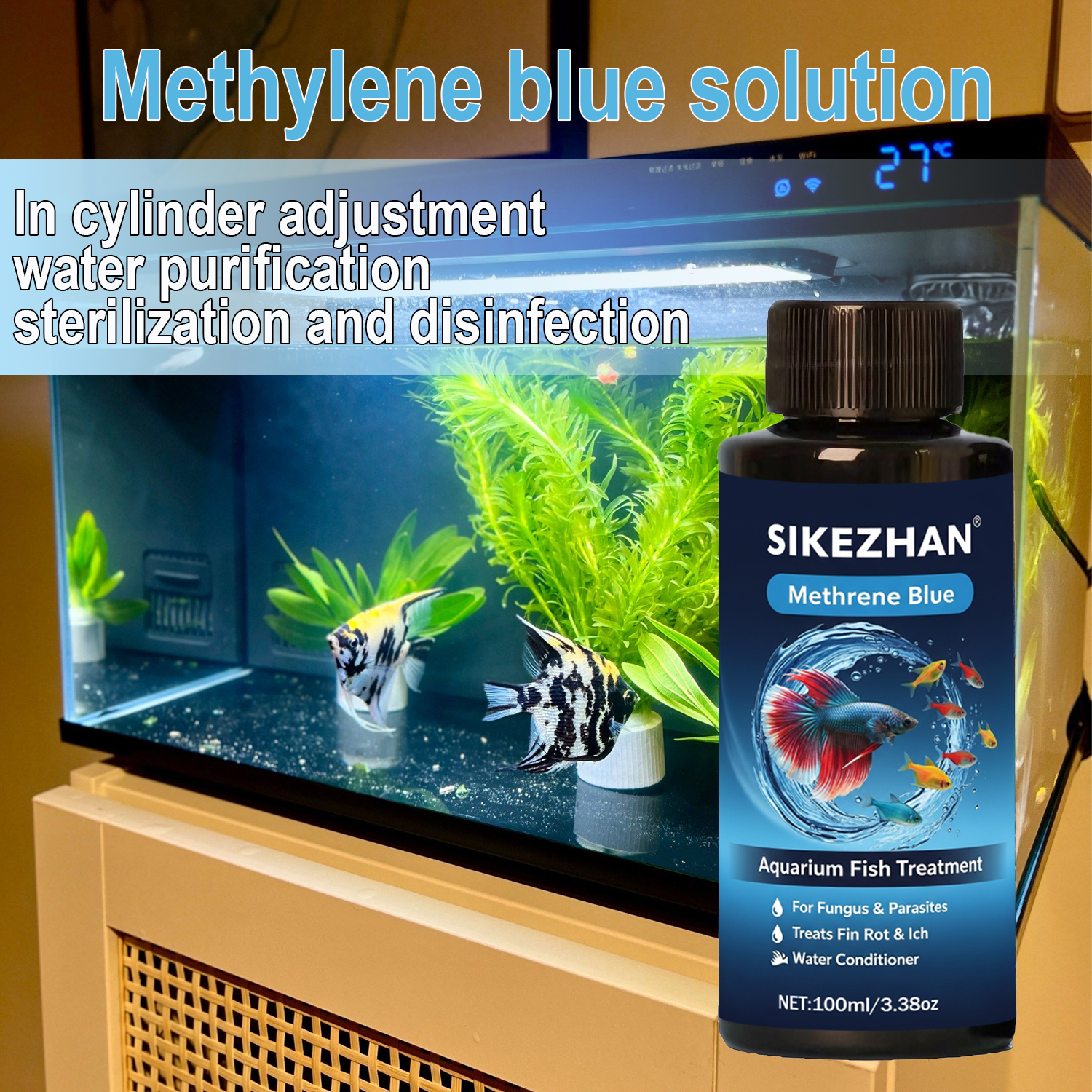 Methylene Blue Solution Aquari - Aquarium Blue Marine review and price