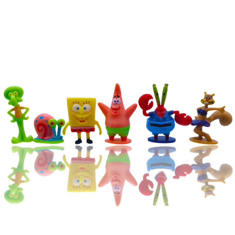 6pcs SpongeBob Fish Tank Decor - Marine Aquarium Decorations review and price