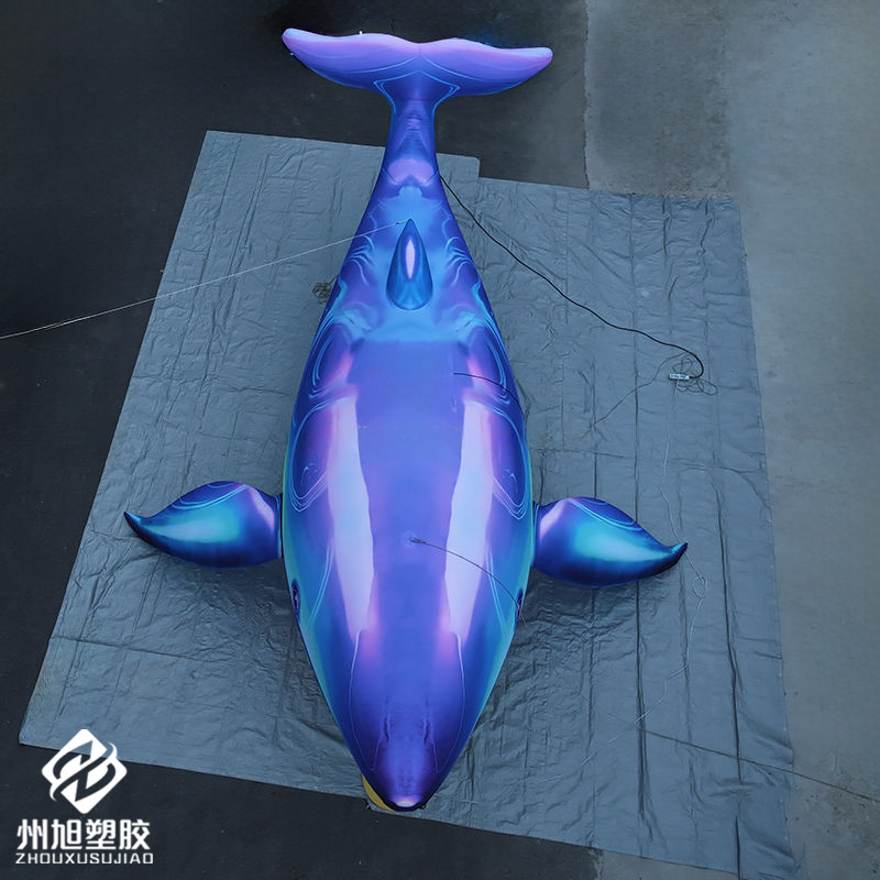Inflatable blue whale, used as - Aquarium Blue Marine review and price