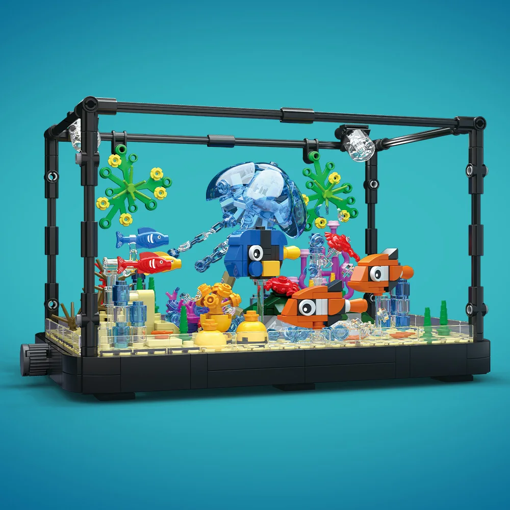 Fish Tank Building Block Set w - Marine Aquarium Kit review and price