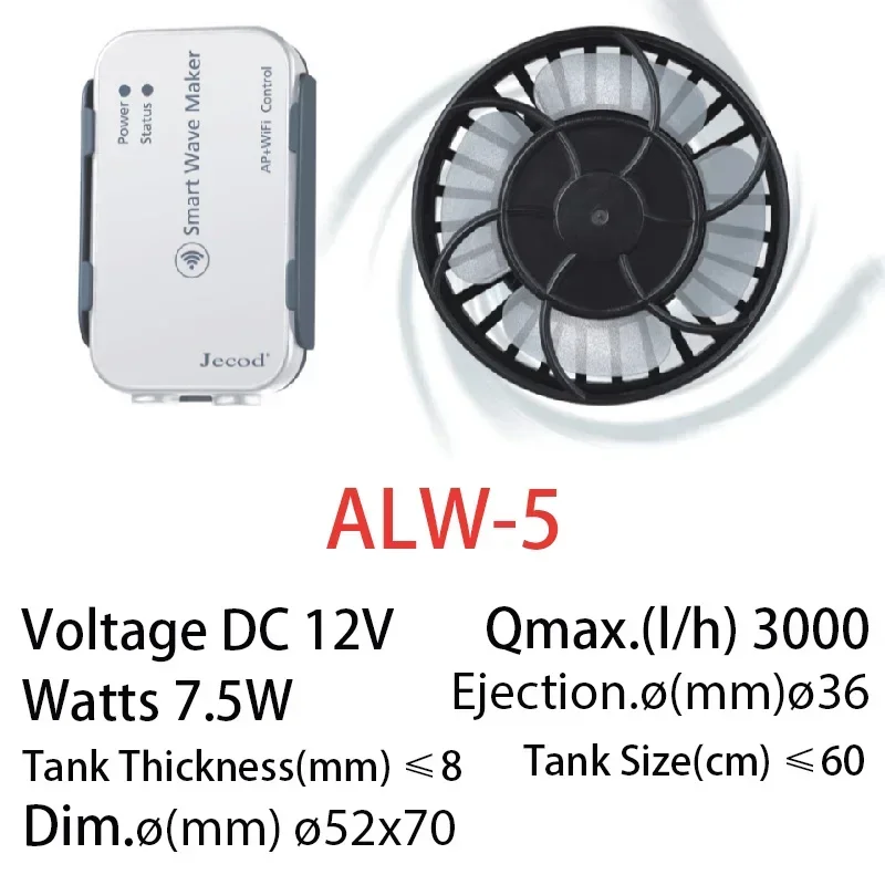 Jebao Jecod New ALW Series WIF - Powerhead Wave Maker review and price