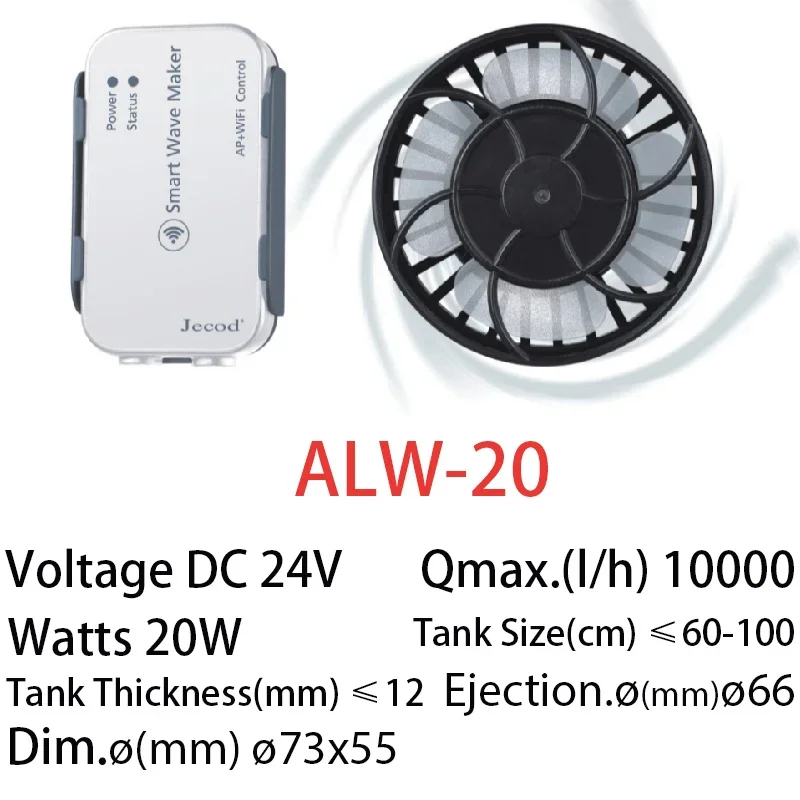 Jebao Jecod New ALW Series WIF - Powerhead Wave Maker review and price