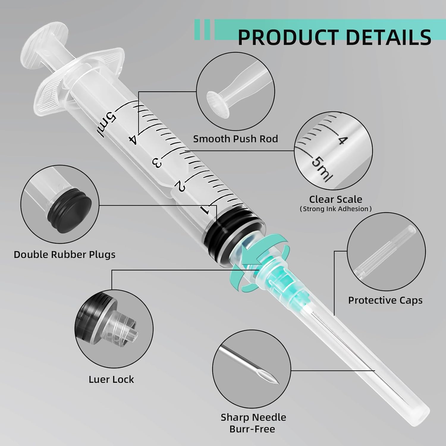 5ml Luer Lock Syringe, Suitabl - Aquarium Marine Plants review and price