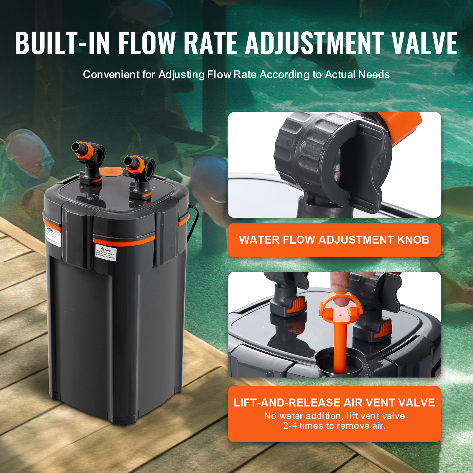 SucceBuy Aquarium Filter 264GP - Marine Aquarium Uv review and price