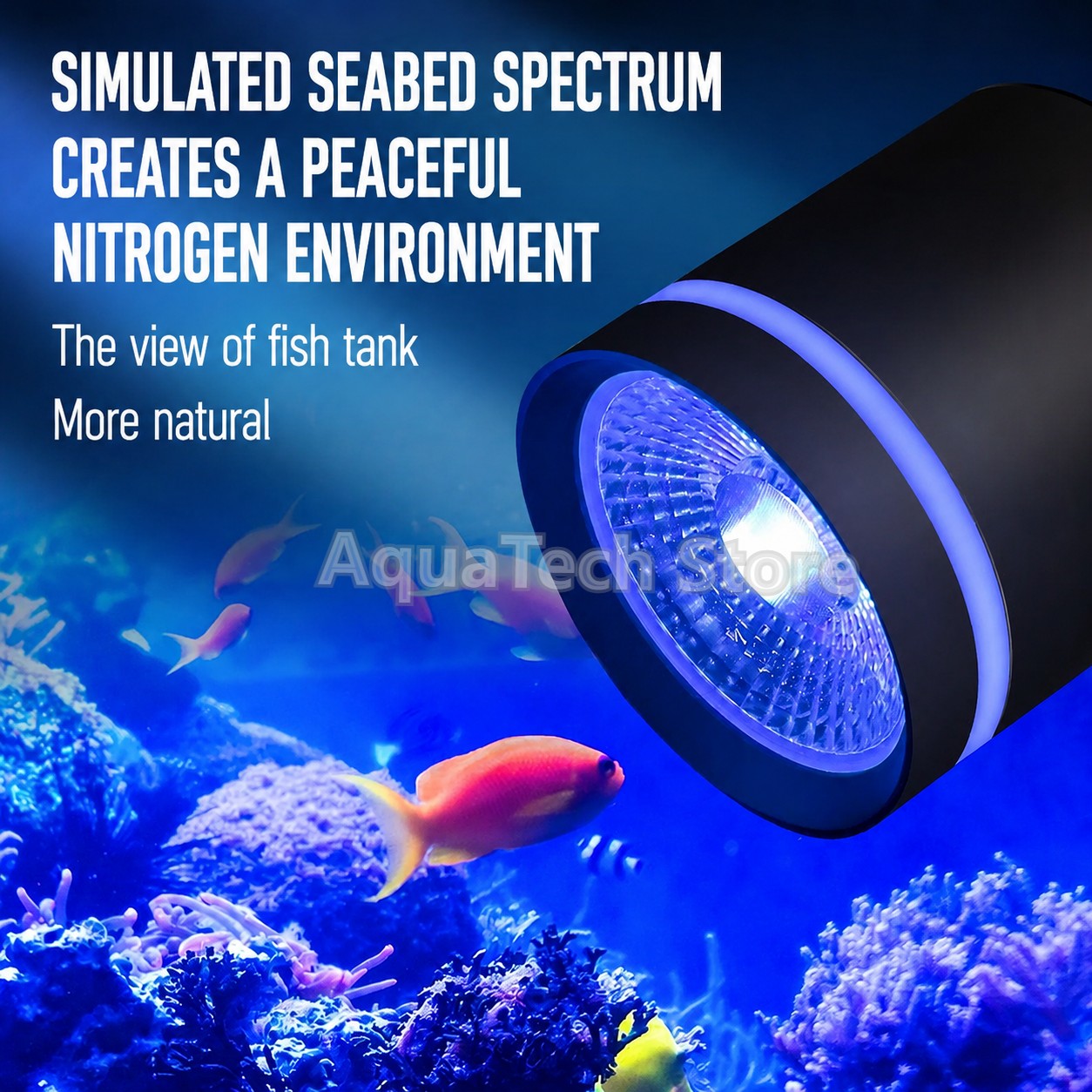 3 Modes COB LED Aquarium Clip  - Aquarium Blue Marine Reef review and price