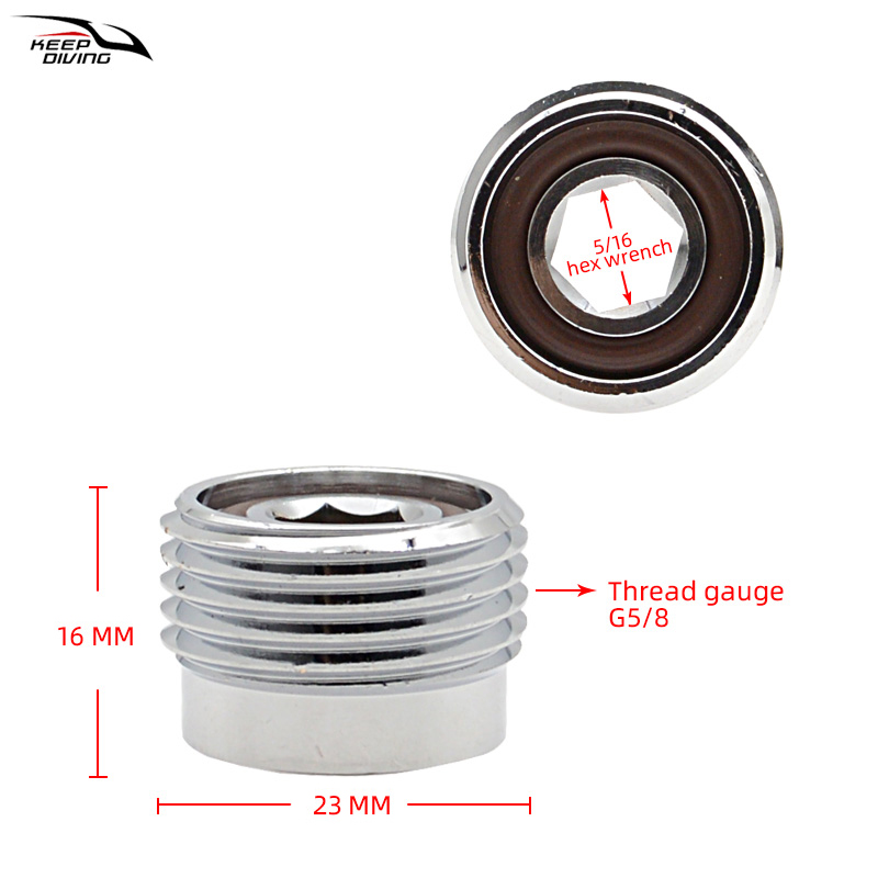 1Pcs DIN to Yoke Adapter Scuba - Marine Aquarium Equipment review and price