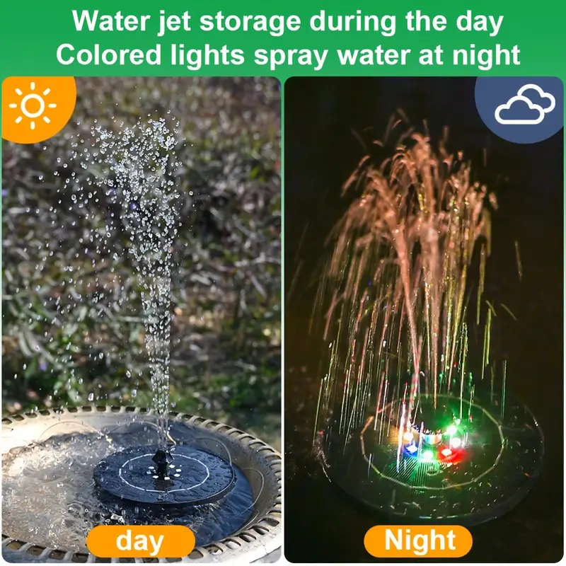 Solar Fountain for Bird Bath W - Marine Aquarium Equipment review and price