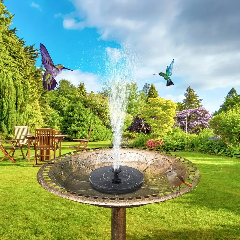 Solar Fountain for Bird Bath W - Marine Aquarium Equipment review and price