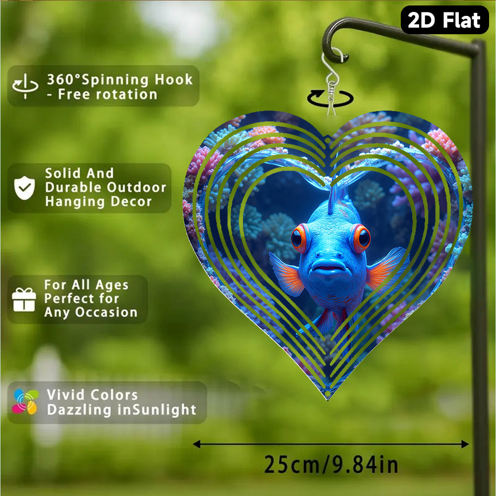 2D Flat, 1pc Bohemian Blue Man - Aquarium Blue Marine review and price
