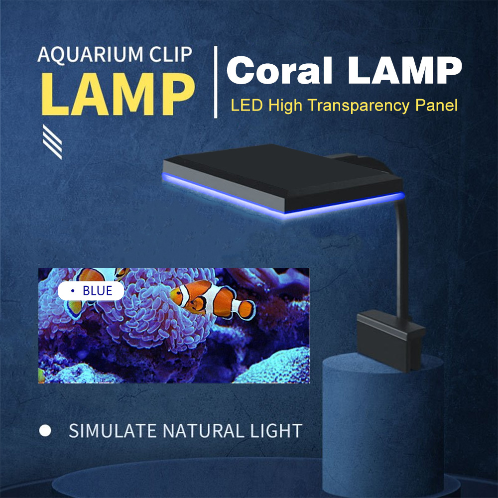 ASJD-07 LED Aquarium Clip On L - Aquarium Blue Marine Reef review and price