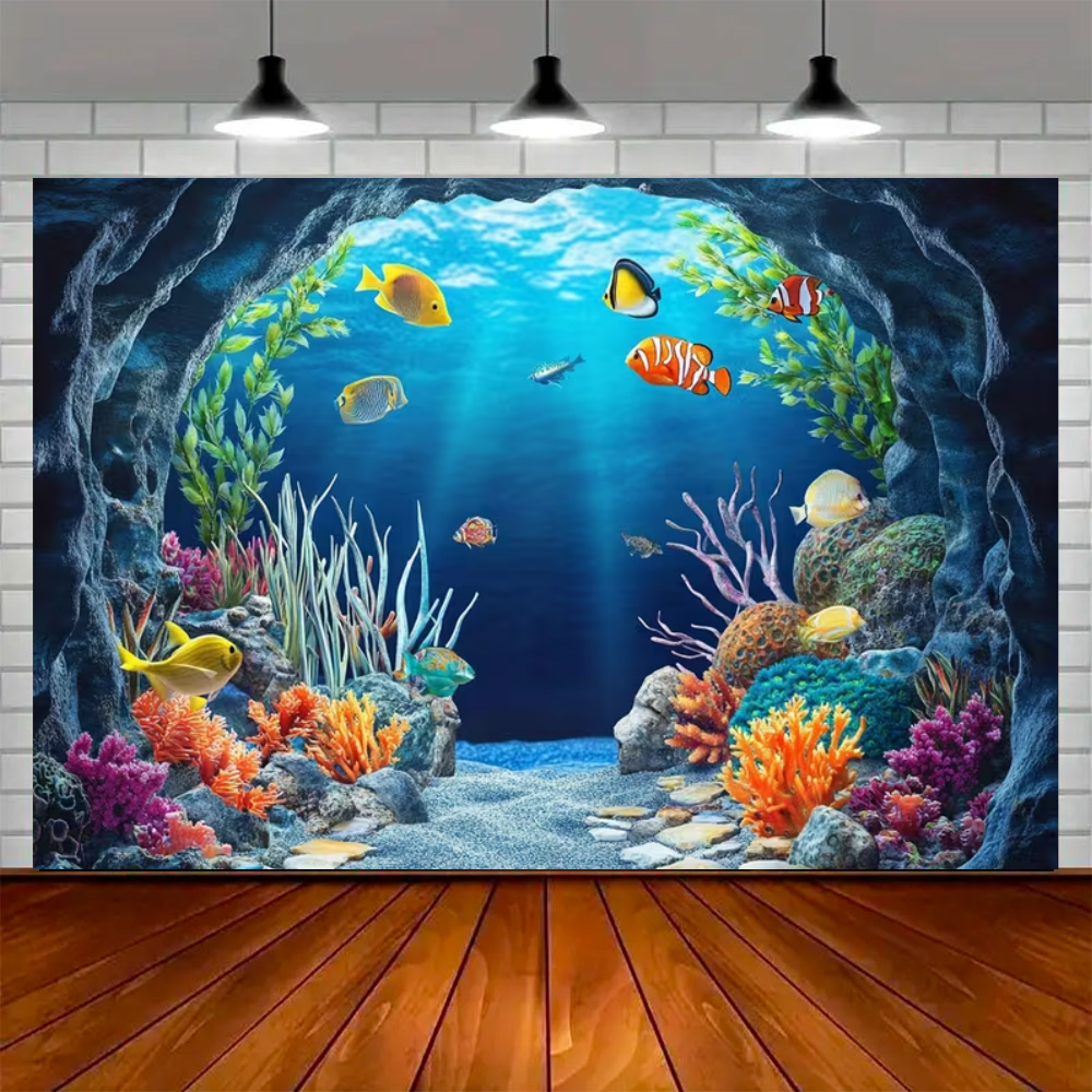 Marine Life Background Sea Tur - Marine Aquarium Decorations review and price